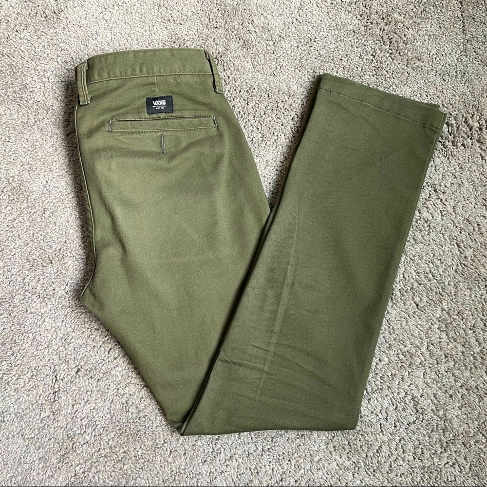 Vans Authentic Chino Green 30 Waist 32 Length